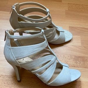 UNISA Silver Unjadzia Heels Sandals